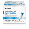 McKesson Push Button Safety Lancet, 23G x 1.8mm, 2000/CS