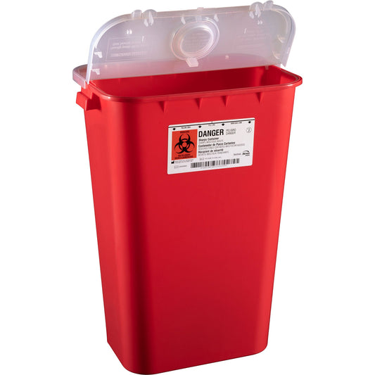 Bemis™ Sentinel Mailback Sharps Container, 11 Gallon, 22.5 X 16.5 X 11.81 Inch, 6/Cs