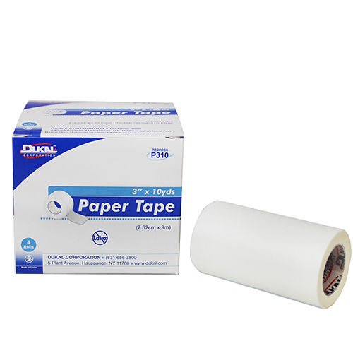 Dukal™ Paper Medical Tape, 3 Inch X 10 Yard, White, 48/Cs