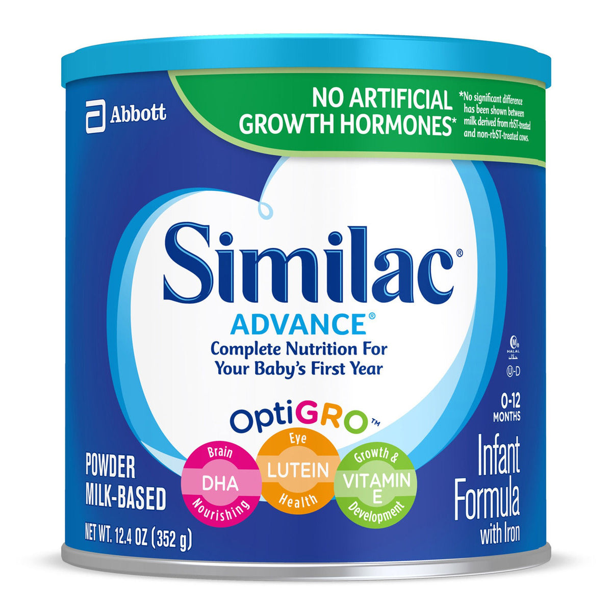Similac® Advance® 20 Infant Formula, Powder, 12.4-Ounce Can, 6/Cs