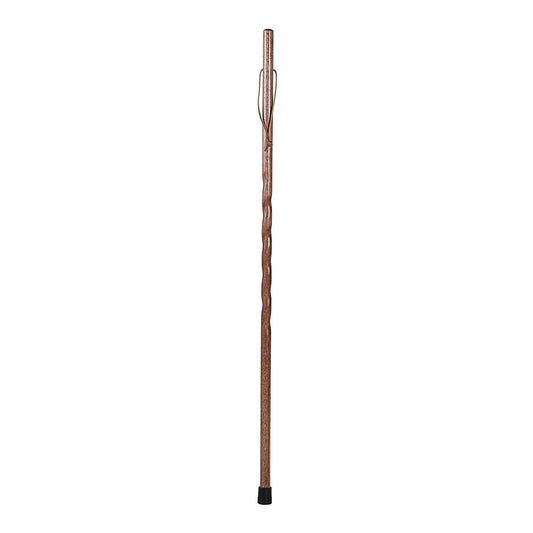 Brazos™ Twisted Oak Backpacker Handcrafted Walking Stick, 58-Inch Height, 1/Ea