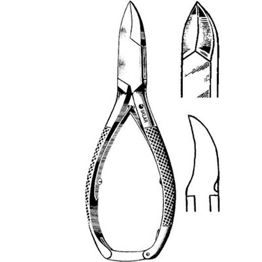 Clipper, Nail Dbl Spring S/S 51/2" Sklar, 1/Ea