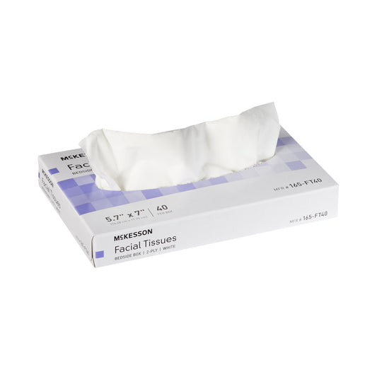 Mckesson Facial Tissue, Bedside Box, White, Two-Ply, 8000/Cs