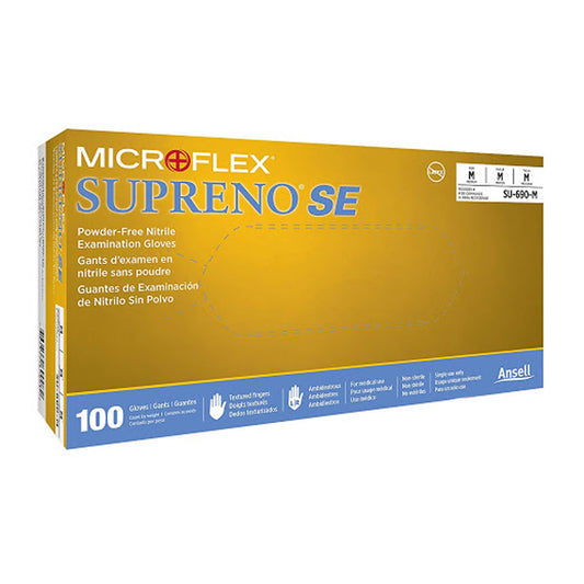 Supreno® Se Nitrile Exam Glove, Medium, Blue, 1000/Cs