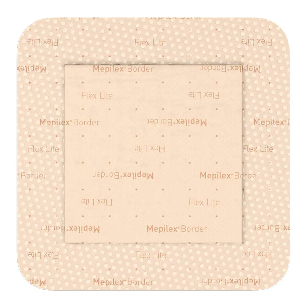 Mepilex® Border Flex Lite Silicone Foam Dressing, 6 X 6 Inch, 5/Bx