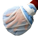 SkiL-Care™ Hand Control Mitt, 10 x 6 x 2 in., White / Blue, 1/PR