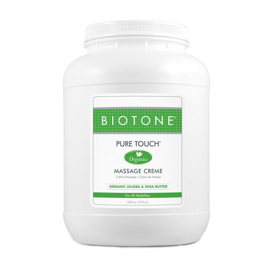 Biotone® Pure Touch Massage Crème With Jojoba Oil And Shea Butter, 1-Gallon Jar, 4/Cs