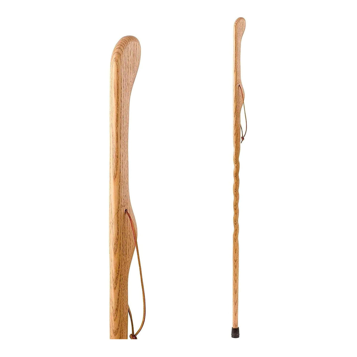 Brazos™ Twisted Oak Hitchhiker Handcrafted Walking Stick, 55-Inch, Tan, 1/Ea
