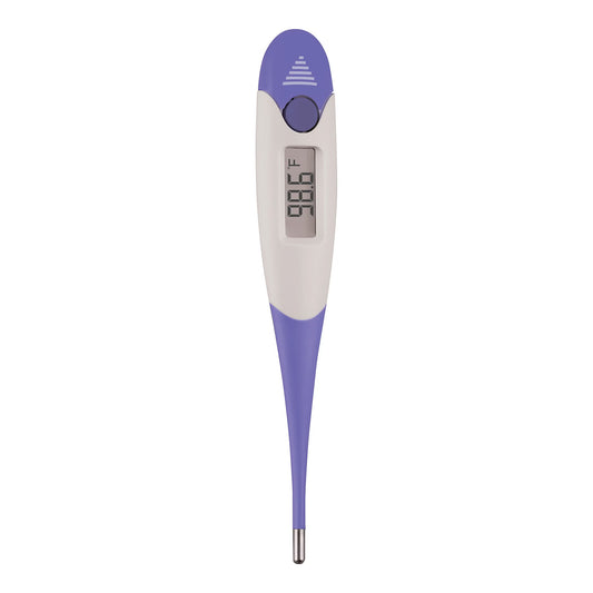 Veridian Nine-Piece 9-Second Flex-Tip Digital Thermometers With Display, 216/Cs