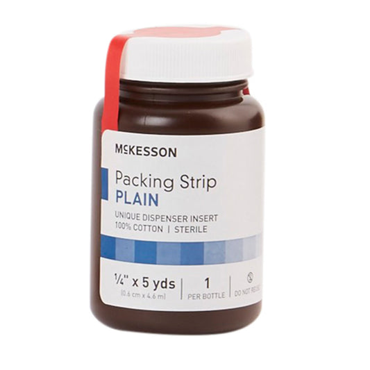 Mckesson Nonimpregnated Wound Packing Strip, ¼ Inch X 5 Yard, 12/Cs
