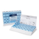 APEX MEDI TRAY PILL ORGANIZER, DAYS OF THE WEEK / MORN, NOON, EVE, BED, SOLD AS 1/EACH APEX-CAREX 70027L