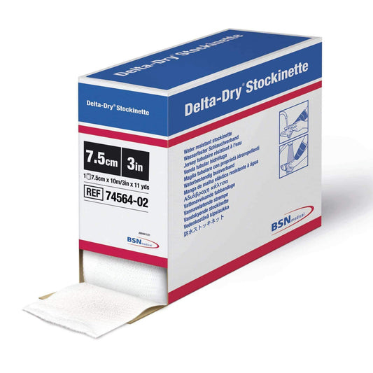 Stockinette, Syn Delta Dry 3"X32.8' (2Rl/Cs) Sncast, 2/Cs