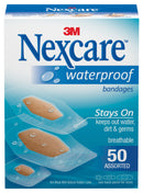 NEXCARE™ WATERPROOF CLEAR / TAN ADHESIVE STRIP, ASSORTED SIZES, SOLD AS 1200/CASE 3M 432-50-3