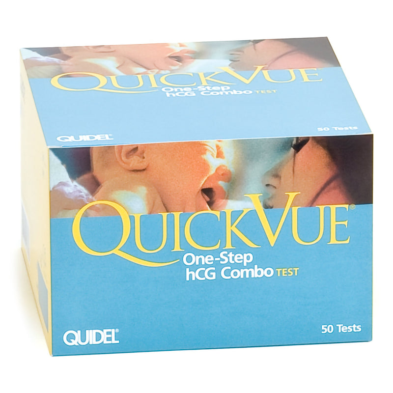 QUICKVUE® ONE-STEP HCG COMBO PREGNANCY FERTILITY REPRODUCTIVE HEALTH TEST KIT, SOLD AS 50/KIT QUIDEL 20110