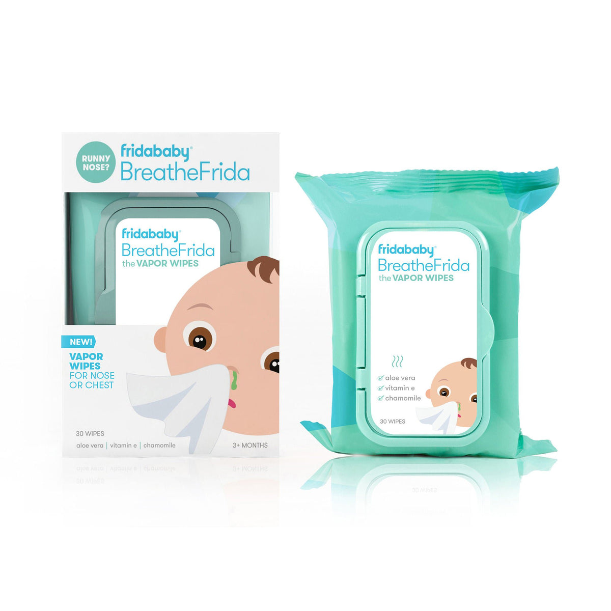 Breathefrida™ The Boogerwiper Nose + Chest Wipes, 720/Cs