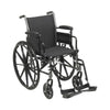 McKesson Manual Lightweight Wheelchair, 18 Inch Seat Width, 1/EA