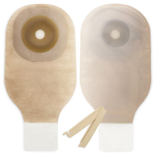 Premier™ Flextend™ 1-Piece Transparent Colostomy Pouch, Pre-cut to Fit 32 mm, 10/BX