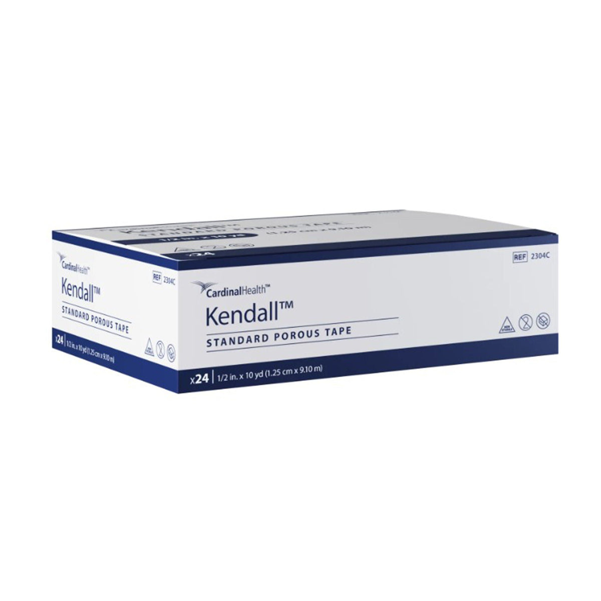 Kendall™ Cloth Medical Tape, 1/2 Inch X 10 Yard, White, 24/Bx