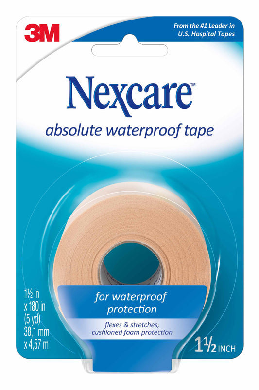 3M™ Nexcare™ Foam Medical Tape, 1-1/2 Inch X 5 Yard, Tan, 24/Cs