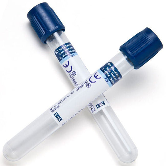 TUBE, BLD COL K2EDTA RBLU 6MLPLAS VACUTAINER (100/PK 10PK/C, 100/PK
