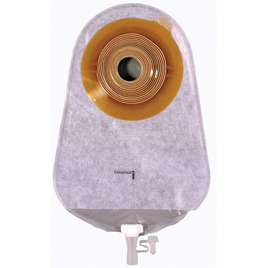 Assura® Deep Convex 1-Piece Transparent Urostomy Pouch, Pre-cut for 28 mm stomas, 10/BX