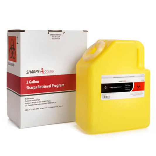 CONTAINER, SHARPS MAILBACK RETRIEVAL TRACE CHEMO 2GL (12/CS), 12/CS