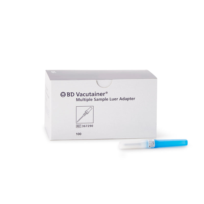 BD VACUTAINER® LUER ADAPTERS. MULTIPLE SAMPLE LUER ADAPTER, 100/PK, 10 PK/CS (MINIMUM EXPIRY LEAD IS 90 DAYS) (ITEM IS NON-RETURNABLE) (CONTINENTAL US - BriteSources