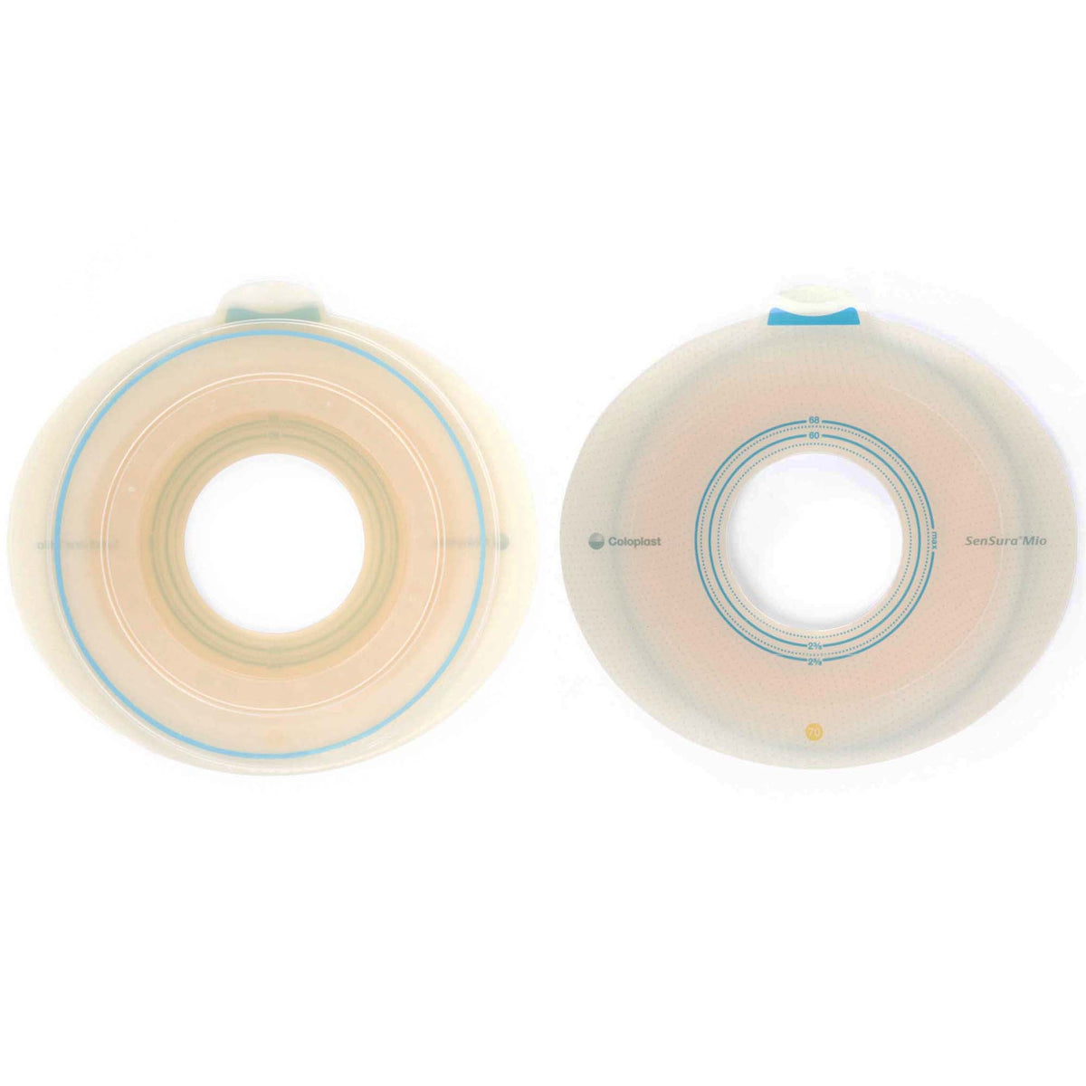 SenSura® Mio Flex Ostomy Barrier, 45 mm Stoma Opening, Yellow Color Match, 5/BX