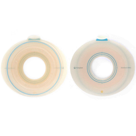 SenSura® Mio Flex Ostomy Barrier, 45 mm Stoma Opening, Yellow Color Match, 5/BX
