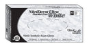 NITRIDERM® ULTRA WHITE NITRILE EXAM GLOVE, MEDIUM, SOLD AS 1000/CASE INNOVATIVE 167200