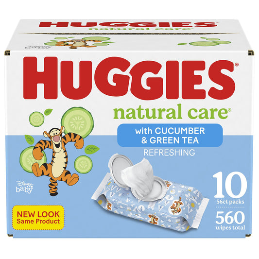 Huggies® Natural Care® Refreshing Baby Wipes, 560/CS