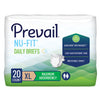 Prevail® Nu-Fit® Incontinence Brief, Heavy Absorbency, Extra Large, 80/CS