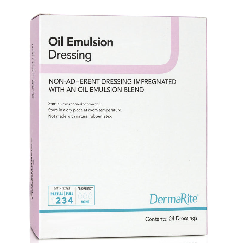 DERMARITE® OIL EMULSION IMPREGNATED DRESSING, 3 X 3 INCH, SOLD AS 50/BOX DERMARITE 22330