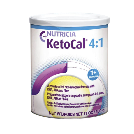 KetoCal® 4:1 Vanilla Fortified Nutritional Shake, 300 Gram Can, 1/EA