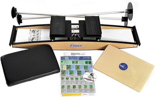 Fitterfirst Pro Fitter 2 Physio Kit Pro Fitter 3D Cross Trainer Includes: Rocking Base, Soft Ankle Board, Exercise Chart, Dvd & Support Literature (047183) -PF2