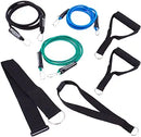 DELUXE KIT INCLUDES: CORD - BLUE/ MEDIUM, WAIST BELT, DOOR ANCHOR, ADJUSTABLE STRAP, HANDLES, BAG & INSTRUCTIONS, SOLD AS EACH JDP 10000748