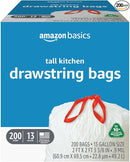 Medegen Polyethylene Can Liners Bag Trash 37X46 Clr 44Gal25/Pk 10Pk/Cs -RS374612N - BriteSources