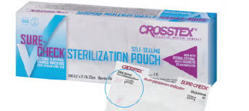Sure-Check® Sterilization Pouch, 5-1/4 x 10 Inch, 200/BX