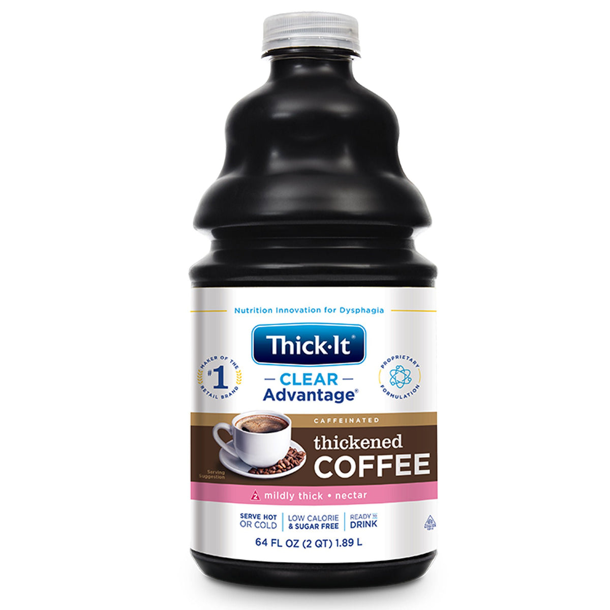 Thick-It® Clear Advantage® Nectar Consistency Coffee Thickened Beverage, 64-oz, 4/CS