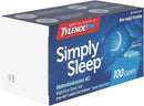 J&J Simply Sleep Nighttime Sleep Aid Sleep Aid Caps 25Mg 100S6/Bx 12Bx/Cs -084310 - BriteSources