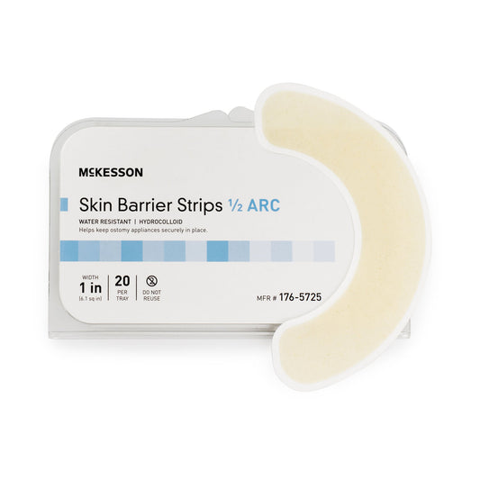 McKesson Skin Barrier Half-Arc Strip, 280/CS