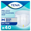 TENA® PROSKIN™ ULTRA INCONTINENCE BRIEF, MEDIUM, SOLD AS 80/CASE ESSITY 67200