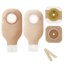 NEW IMAGE™ 19104 TWO-PIECE CLEAR ILEOSTOMY/COLOSTOMY POUCH, 70 MM FLANGE, BLUE, SOLD AS 5/BOX HOLLISTER 19104