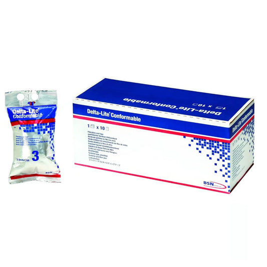 Delta-Lite® Conformable White Cast Tape, 4 Inch X 4 Yard, 10/Bx