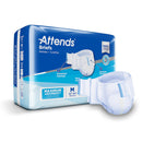 ATTENDS® BRIEFS, ADULT, MEDIUM, HEAVY ABSORBENCY, DISPOSABLE, WHITE, SOLD AS 24/BAG ATTENDS DDA20