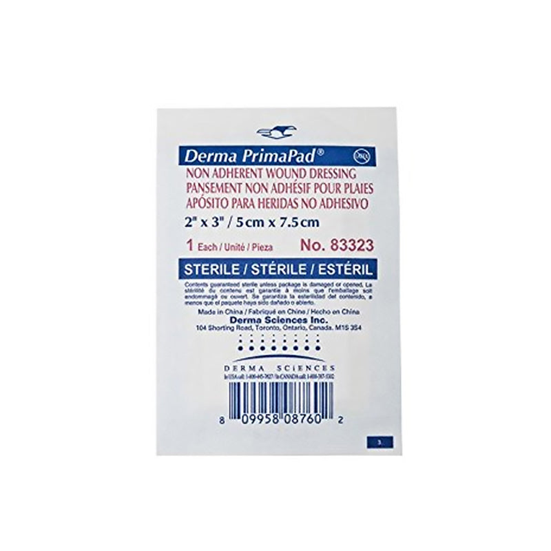 NON-ADHERENT ABSORBENT PAD, 2" X 3", STERILE, 100/BX, 24 BX/CS, SOLD AS CASE GENTELL 10001352
