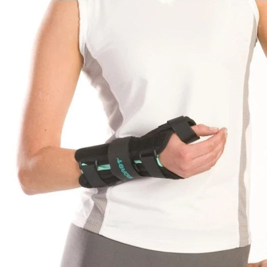 AirCast® A2™ Left Wrist Brace With Thumb Spica, Large, 1/EA