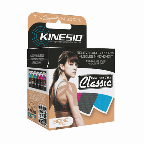 Kinesio® Tex Classic Cotton Kinesiology Tape, 2 Inch X 4-2/5 Yard, Beige, 1/Rl