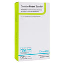 ComfortFoam™ Border Foam Wound Dressing with Soft Silicone Adhesive, 5 x 12.8 cm, 10/BX
