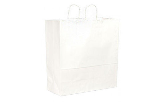 BAG, PAPER SHOPPING CARGO 18X7X18.75 WHT (200/BX), 200/BX
